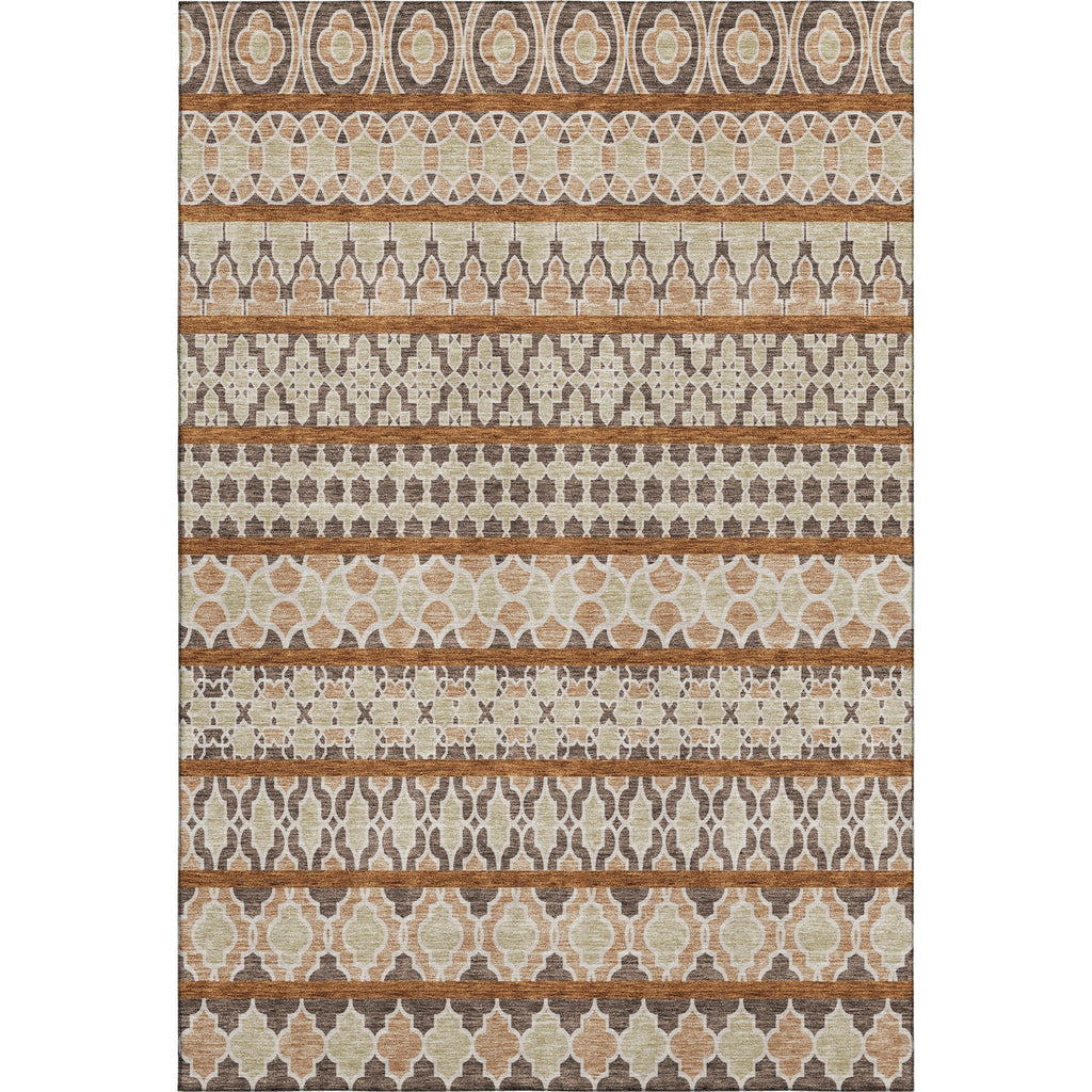 Piper Looms Mayfield Bohemian AMF726 Chocolate Machine Washable Area Rug main image