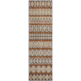 Piper Looms Mayfield Bohemian AMF726 Chocolate Machine Washable Area Rug Runner Main Image