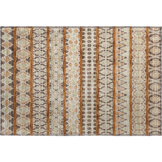 Piper Looms Mayfield Bohemian AMF726 Chocolate Machine Washable Area Rug Scatter Main Image