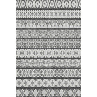 Piper Looms Mayfield Bohemian AMF726 Gray Machine Washable Area Rug main image