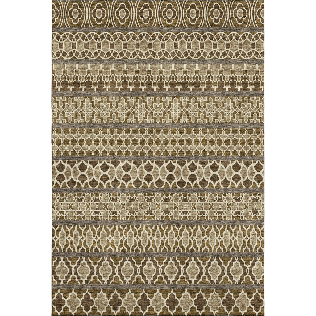 Piper Looms Mayfield Bohemian AMF726 Mocha Machine Washable Area Rug main image