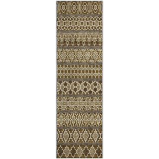 Piper Looms Mayfield Bohemian AMF726 Mocha Machine Washable Area Rug Runner Main Image