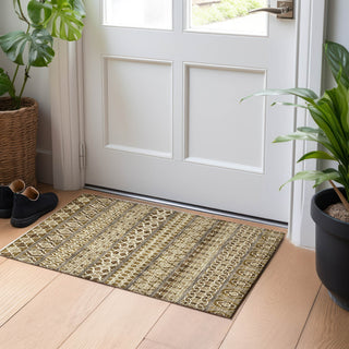 Piper Looms Mayfield Bohemian AMF726 Mocha Machine Washable Area Rug Scatter Lifestyle Image Feature
