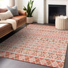 Piper Looms Mayfield Bohemian AMF726 Salmon Machine Washable Area Rug Lifestyle Image Feature