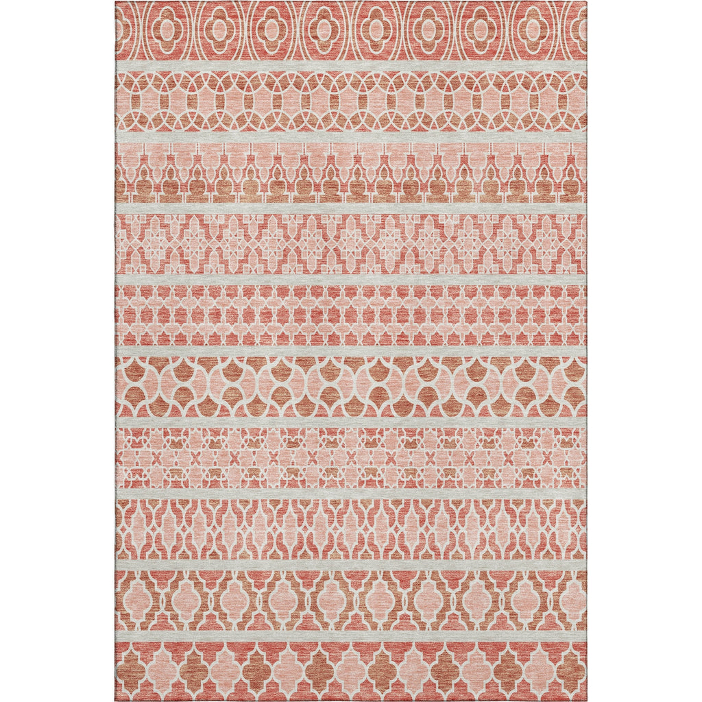 Piper Looms Mayfield Bohemian AMF726 Salmon Machine Washable Area Rug main image