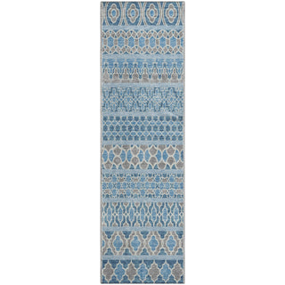 Piper Looms Mayfield Bohemian AMF726 Sky Machine Washable Area Rug Runner Main Image