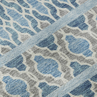 Piper Looms Mayfield Bohemian AMF726 Sky Machine Washable Area Rug Swatch Image