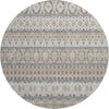 Piper Looms Mayfield Bohemian AMF726 Taupe Machine Washable Area Rug Round Main Image