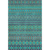 Piper Looms Mayfield Bohemian AMF726 Teal Machine Washable Area Rug main image