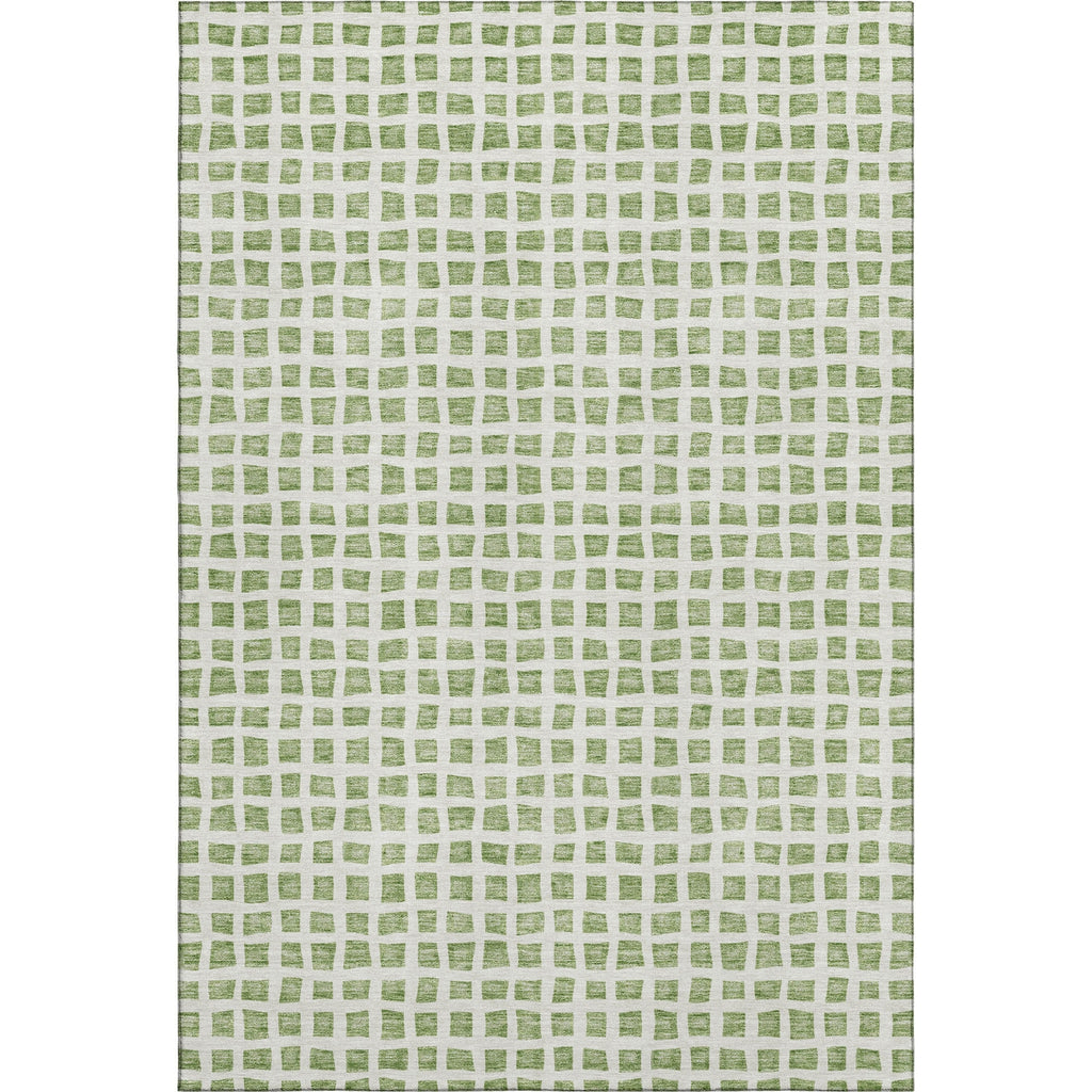 Piper Looms Mayfield Geometric AMF727 Aloe Machine Washable Area Rug main image