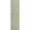 Piper Looms Mayfield Geometric AMF727 Aloe Machine Washable Area Rug Runner Main Image