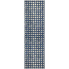 Piper Looms Mayfield Geometric AMF727 Blue Machine Washable Area Rug Runner Main Image