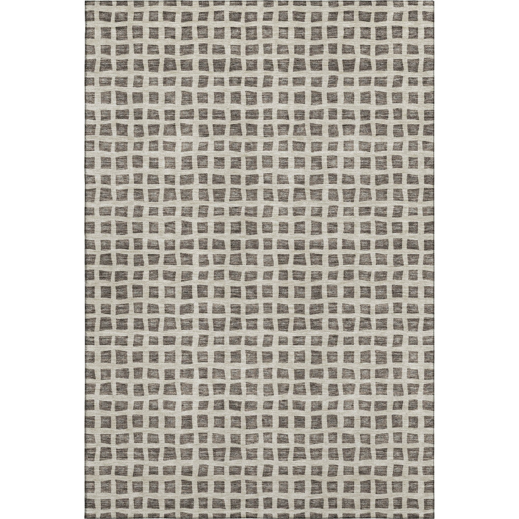 Piper Looms Mayfield Geometric AMF727 Brown Machine Washable Area Rug main image