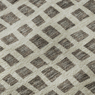 Piper Looms Mayfield Geometric AMF727 Brown Machine Washable Area Rug Swatch Image
