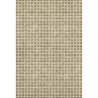 Piper Looms Mayfield Geometric AMF727 Gold Machine Washable Area Rug main image