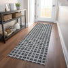 Piper Looms Mayfield Geometric AMF727 Graphite Machine Washable Area Rug Runner Lifestyle Image Feature