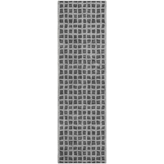 Piper Looms Mayfield Geometric AMF727 Graphite Machine Washable Area Rug Runner Main Image