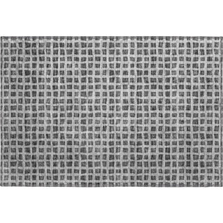 Piper Looms Mayfield Geometric AMF727 Graphite Machine Washable Area Rug Scatter Main Image