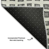 Piper Looms Mayfield Geometric AMF727 Gray Machine Washable Area Rug Backing Image