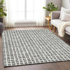 Piper Looms Mayfield Geometric AMF727 Gray Machine Washable Area Rug Lifestyle Image Feature