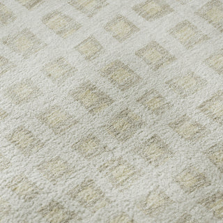Piper Looms Mayfield Geometric AMF727 Ivory Machine Washable Area Rug Swatch Image