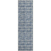 Piper Looms Mayfield Geometric AMF727 Navy Machine Washable Area Rug Runner Main Image