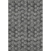 Piper Looms Mayfield Circles AMF728 Black Machine Washable Area Rug main image