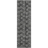 Piper Looms Mayfield Circles AMF728 Black Machine Washable Area Rug Runner Main Image