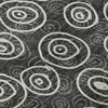 Piper Looms Mayfield Circles AMF728 Black Machine Washable Area Rug Swatch Image