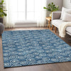 Piper Looms Mayfield Circles AMF728 Blue Machine Washable Area Rug Lifestyle Image Feature