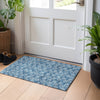 Piper Looms Mayfield Circles AMF728 Blue Machine Washable Area Rug Scatter Lifestyle Image Feature