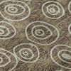 Piper Looms Mayfield Circles AMF728 Brown Machine Washable Area Rug Swatch Image