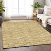 Piper Looms Mayfield Circles AMF728 Gold Machine Washable Area Rug Lifestyle Image Feature
