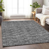 Piper Looms Mayfield Circles AMF728 Gray Machine Washable Area Rug Lifestyle Image Feature