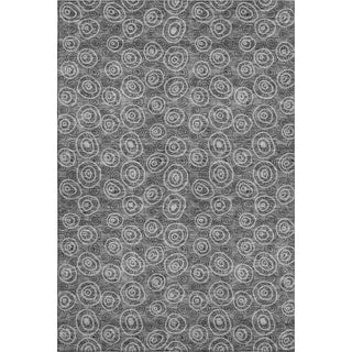 Piper Looms Mayfield Circles AMF728 Gray Machine Washable Area Rug main image