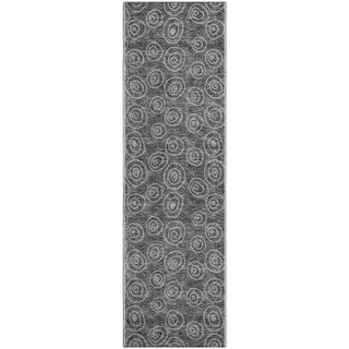 Piper Looms Mayfield Circles AMF728 Gray Machine Washable Area Rug Runner Main Image