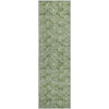 Piper Looms Mayfield Circles AMF728 Green Machine Washable Area Rug Runner Main Image