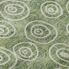 Piper Looms Mayfield Circles AMF728 Green Machine Washable Area Rug Swatch Image