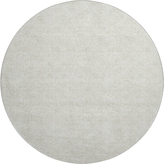 Piper Looms Mayfield Circles AMF728 Ivory Machine Washable Area Rug Round Main Image