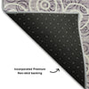 Piper Looms Mayfield Circles AMF728 Lavender Machine Washable Area Rug Backing Image