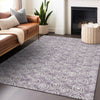 Piper Looms Mayfield Circles AMF728 Lavender Machine Washable Area Rug Lifestyle Image Feature