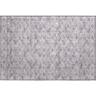 Piper Looms Mayfield Circles AMF728 Lavender Machine Washable Area Rug Scatter Main Image