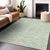 Piper Looms Mayfield Circles AMF728 Mint Machine Washable Area Rug Lifestyle Image Feature