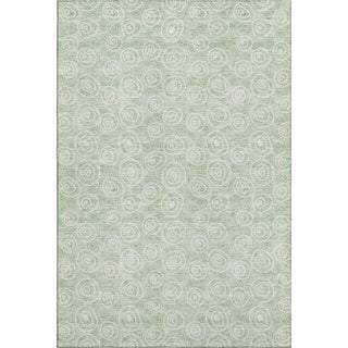 Piper Looms Mayfield Circles AMF728 Mint Machine Washable Area Rug main image