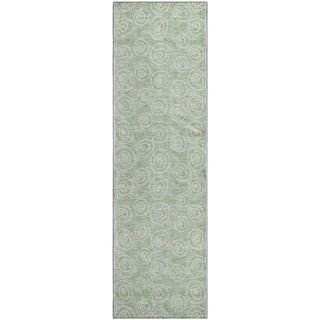Piper Looms Mayfield Circles AMF728 Mint Machine Washable Area Rug Runner Main Image