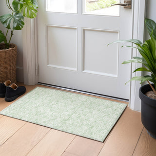 Piper Looms Mayfield Circles AMF728 Mint Machine Washable Area Rug Scatter Lifestyle Image Feature