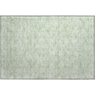 Piper Looms Mayfield Circles AMF728 Mint Machine Washable Area Rug Scatter Main Image