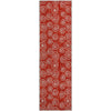 Piper Looms Mayfield Circles AMF728 Red Machine Washable Area Rug Runner Main Image
