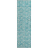 Piper Looms Mayfield Circles AMF728 Teal Machine Washable Area Rug Runner Main Image