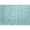 Piper Looms Mayfield Circles AMF728 Teal Machine Washable Area Rug Scatter Main Image